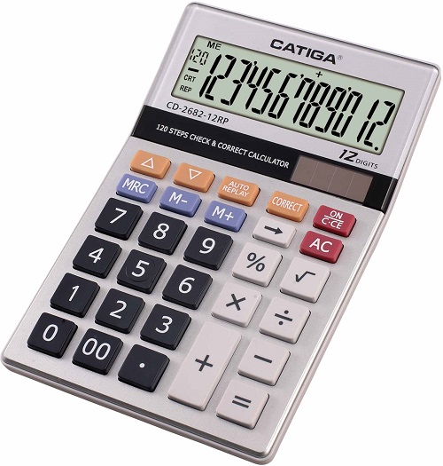  12 Digits Check & Correct Calculator