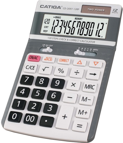 12 Digits Check & Correct Calculator