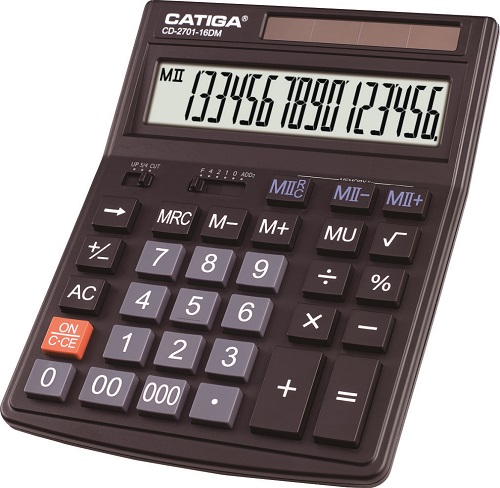  16 Digits Double Memory Calculator