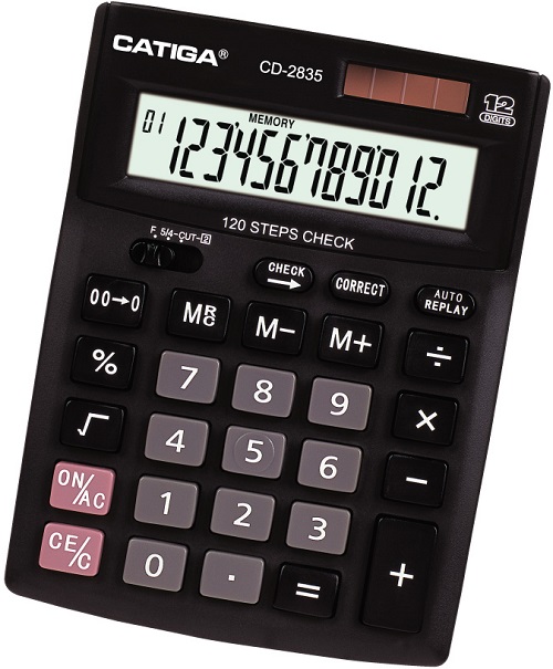 12 Digits Check & Correct Calculator