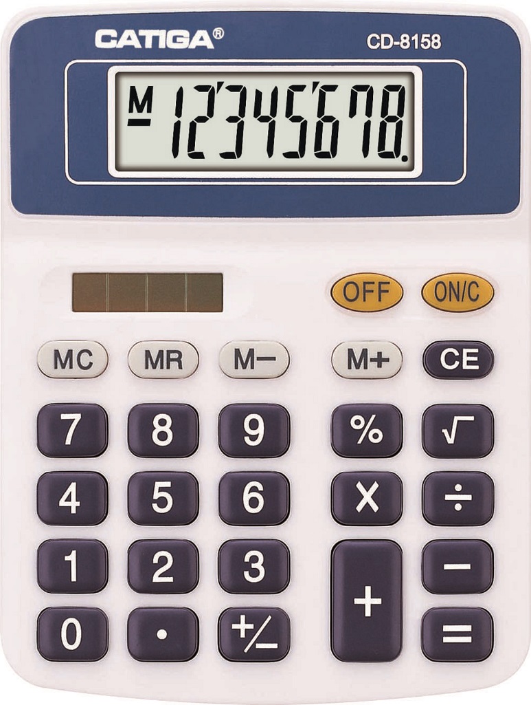 8 Digits Desktop Calculator