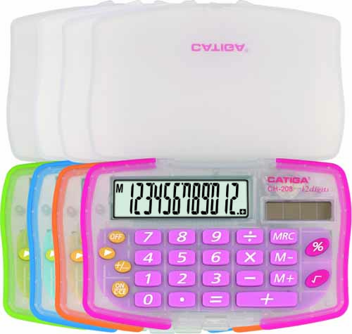 12 Digits Handheld Calculator