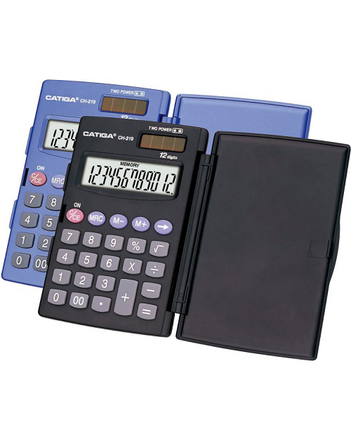 12 Digits Handheld Calculator