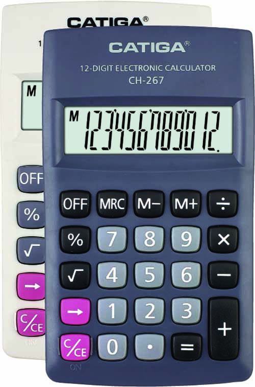 12 Digits handheld Calculator