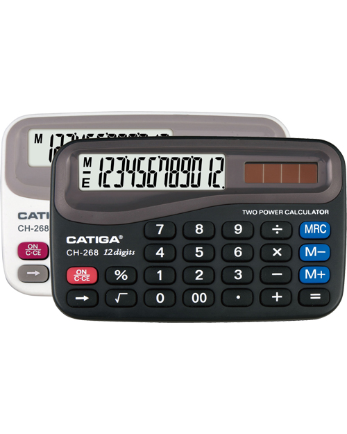 12 Digits Handheld Calculator