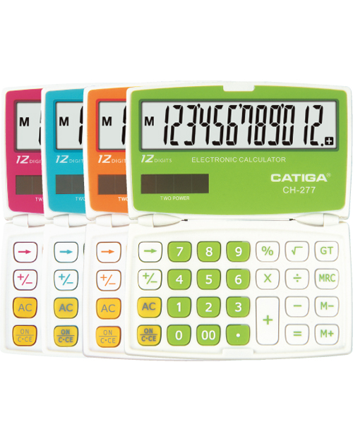 12 Digits Handheld Calculator