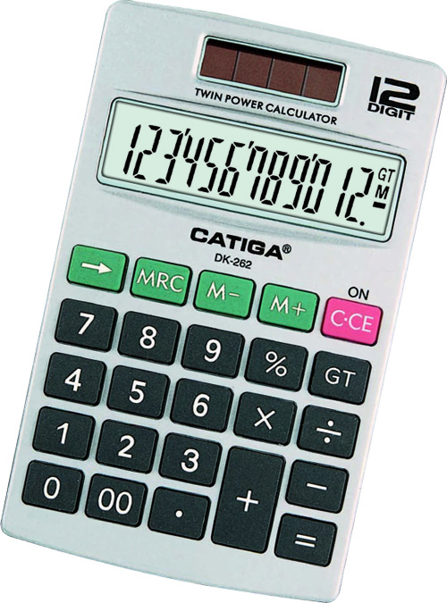 12 Digits handheld Calculator