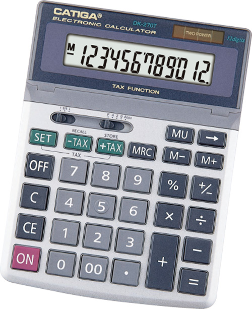 12 Digits Tax Function Calculator