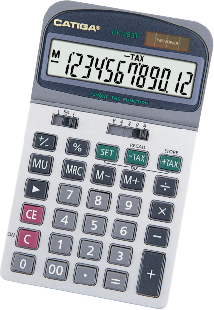 12 Digits Tax Function Calculator