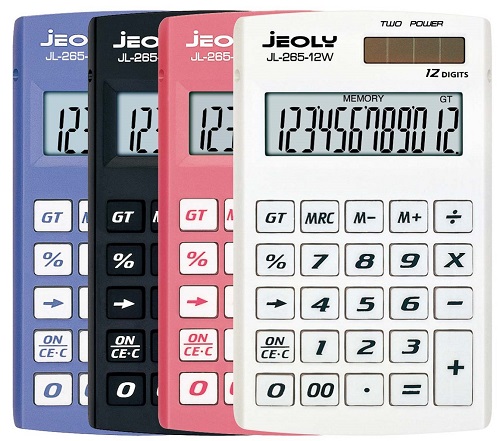 12 Digits Handheld Calculator